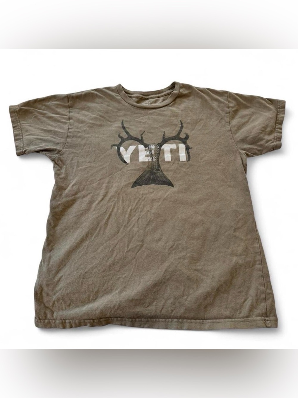 Yeti Olive Green Short-Sleeve Logo Tee